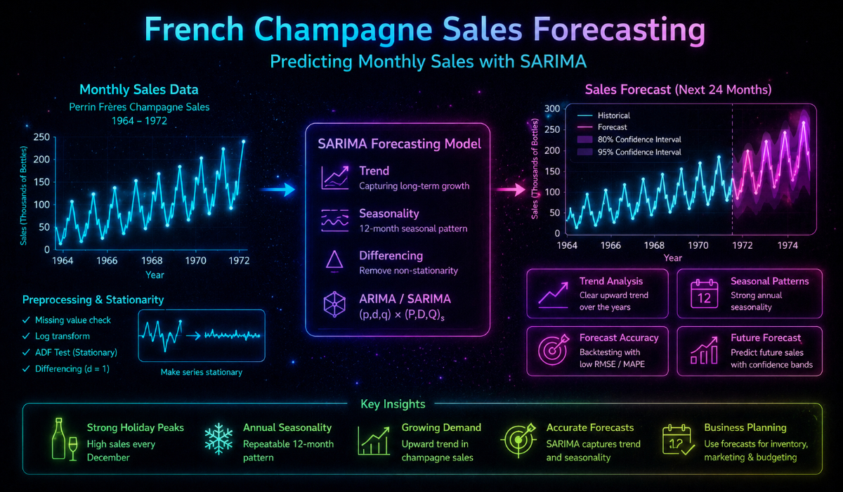 French Champagne Sales Forecasting